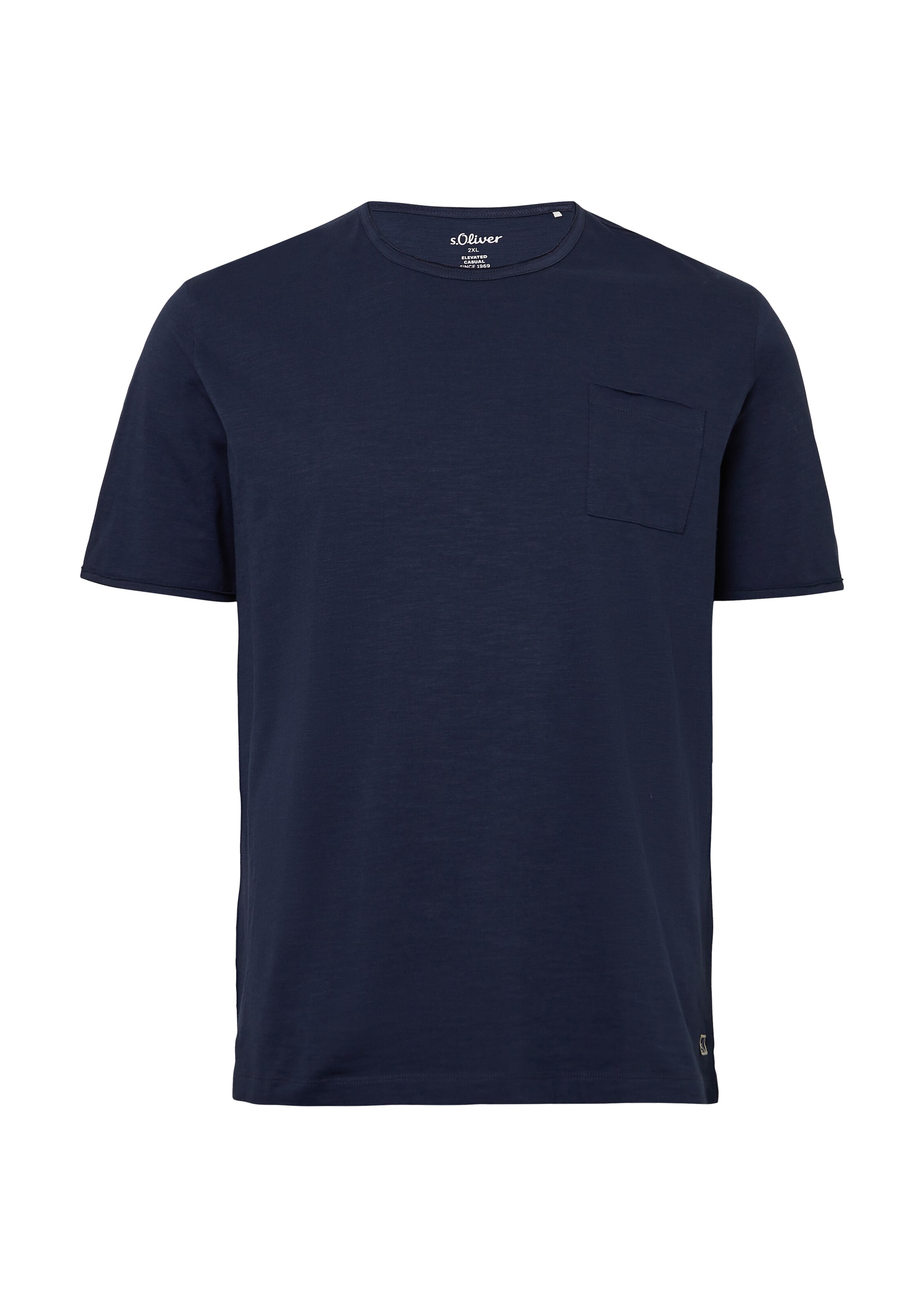 s.Oliver Men Big Sizes Shirt in Blau: Vorderseite