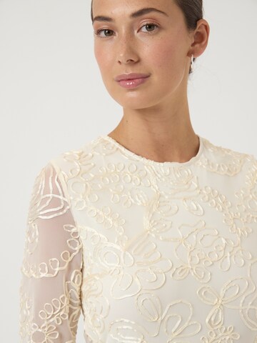 YASVečernja haljina 'YASFLORINA' - bež boja