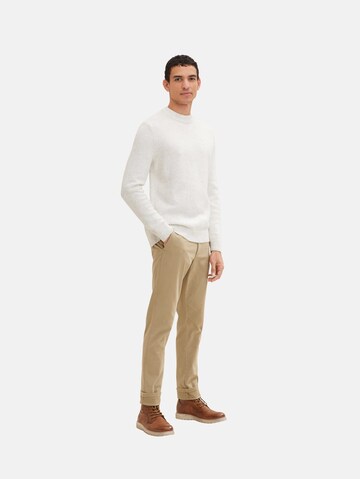 Regular Pantalon chino TOM TAILOR en beige