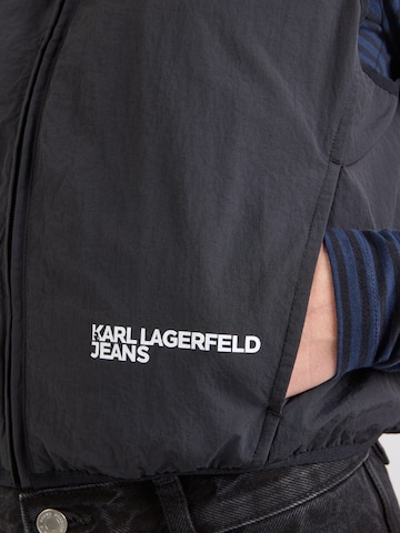 KARL LAGERFELD JEANS Kamizelka w kolorze czarny
