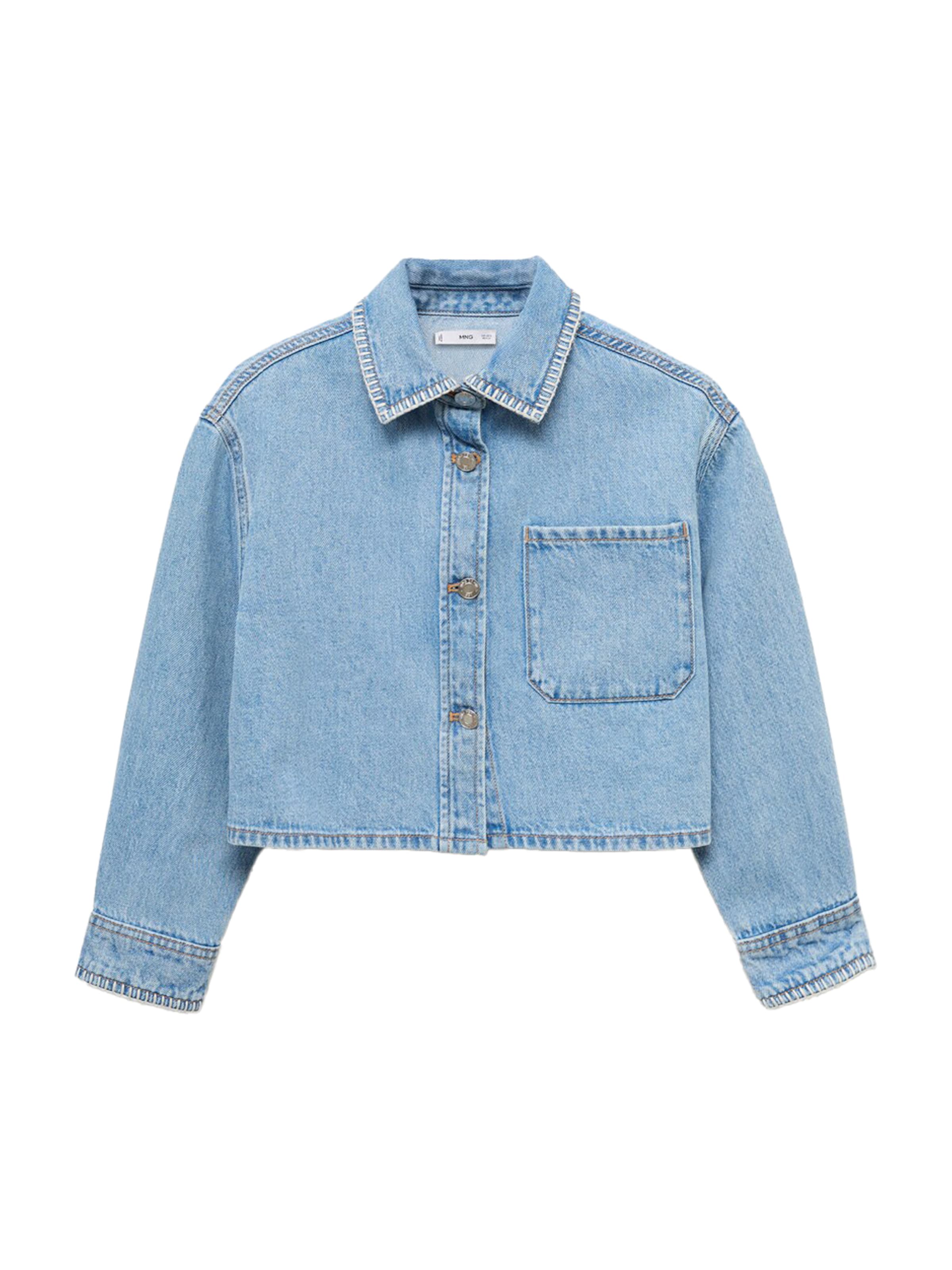 MANGO KIDS Jacke 'Bruna' in Blau: Vorderseite