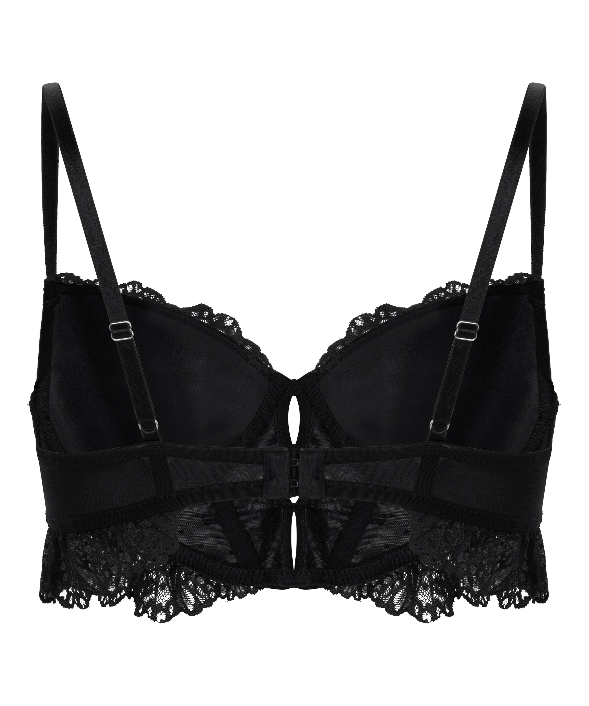 Hunkemöller T-shirt Bra 'Posie' in Black
