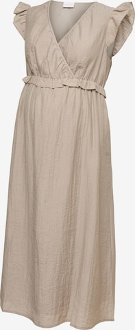 Robe 'MLNinna' MAMALICIOUS en gris : devant