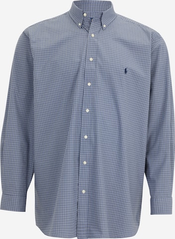 Polo Ralph Lauren Big & TallRegular Fit Košulja - plava boja: prednji dio