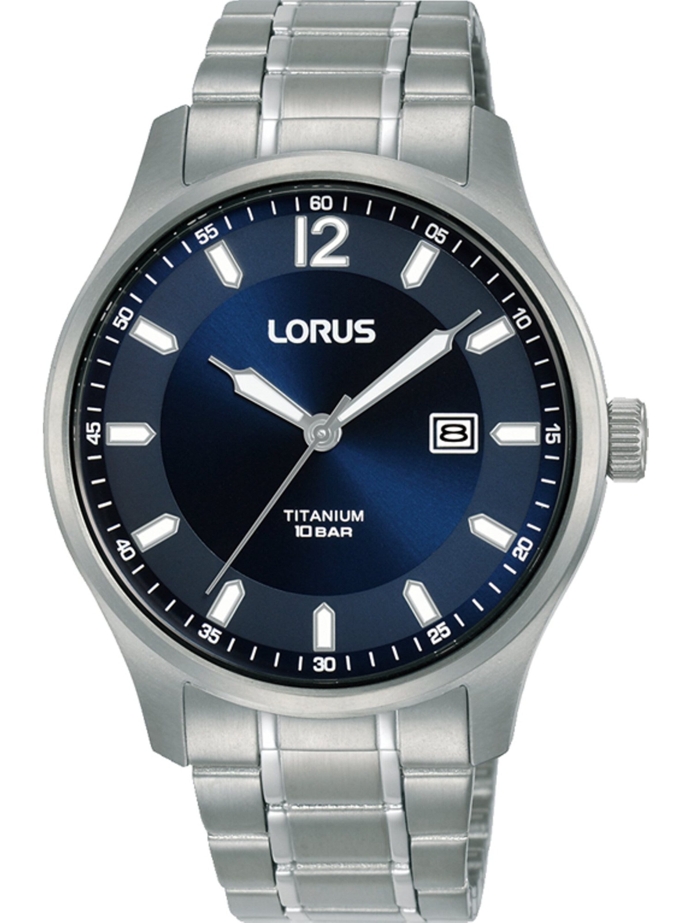 LORUS Analog Watch in Silver: front