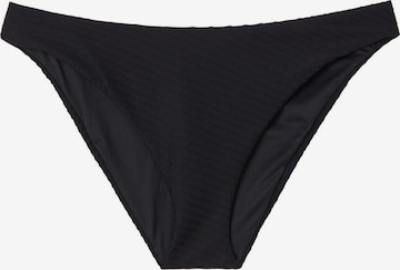 CALZEDONIA Bikini Bottoms '3D BLACK WAVES' in Black: front