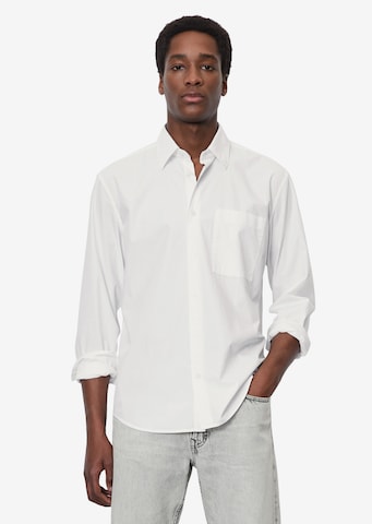 Marc O'Polo Regular fit Button Up Shirt in White: front