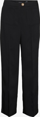 Loosefit Pantalon 'GECINA' VERO MODA en noir : devant