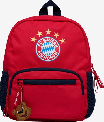 FC BAYERN MÜNCHEN Kinderrucksack Berni 'FC Bayern München' in Rot: predná strana