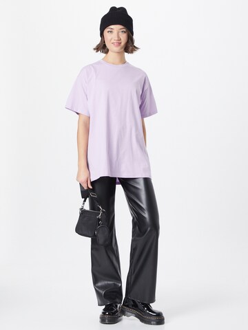 PIECES Oversized Shirt 'Rina' in Purple