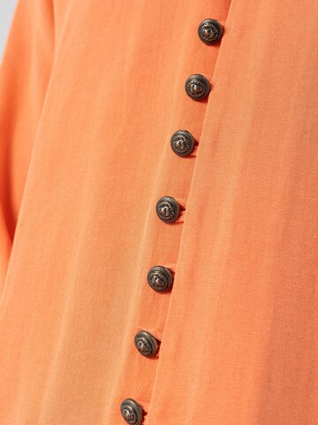 Antioch Regular fit Button Up Shirt in Orange