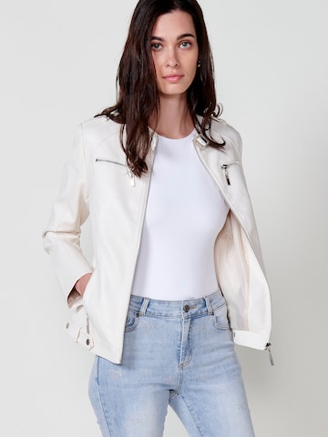 Veste mi-saison KOROSHI en blanc