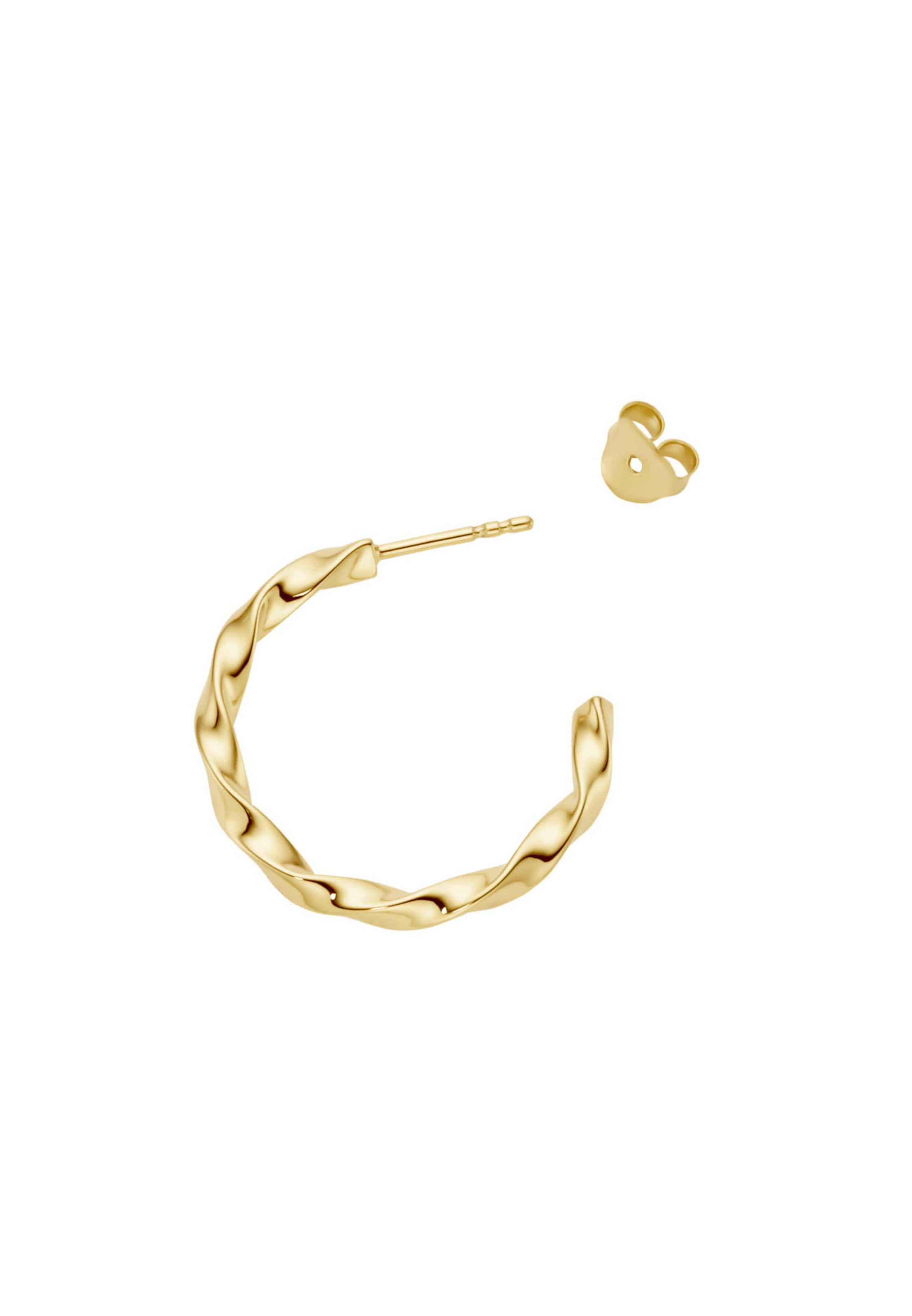Suri Frey Øreringe ' Curly ' i guld