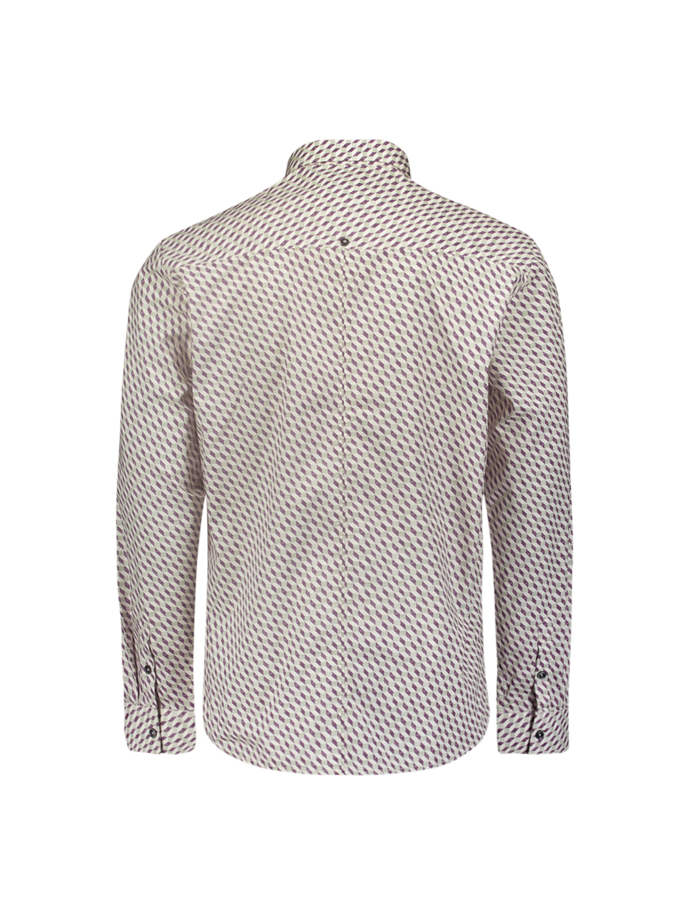 No Excess Regular fit Button Up Shirt in Beige