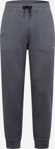 NIKE Tapered Sportsbukser i sort: forside