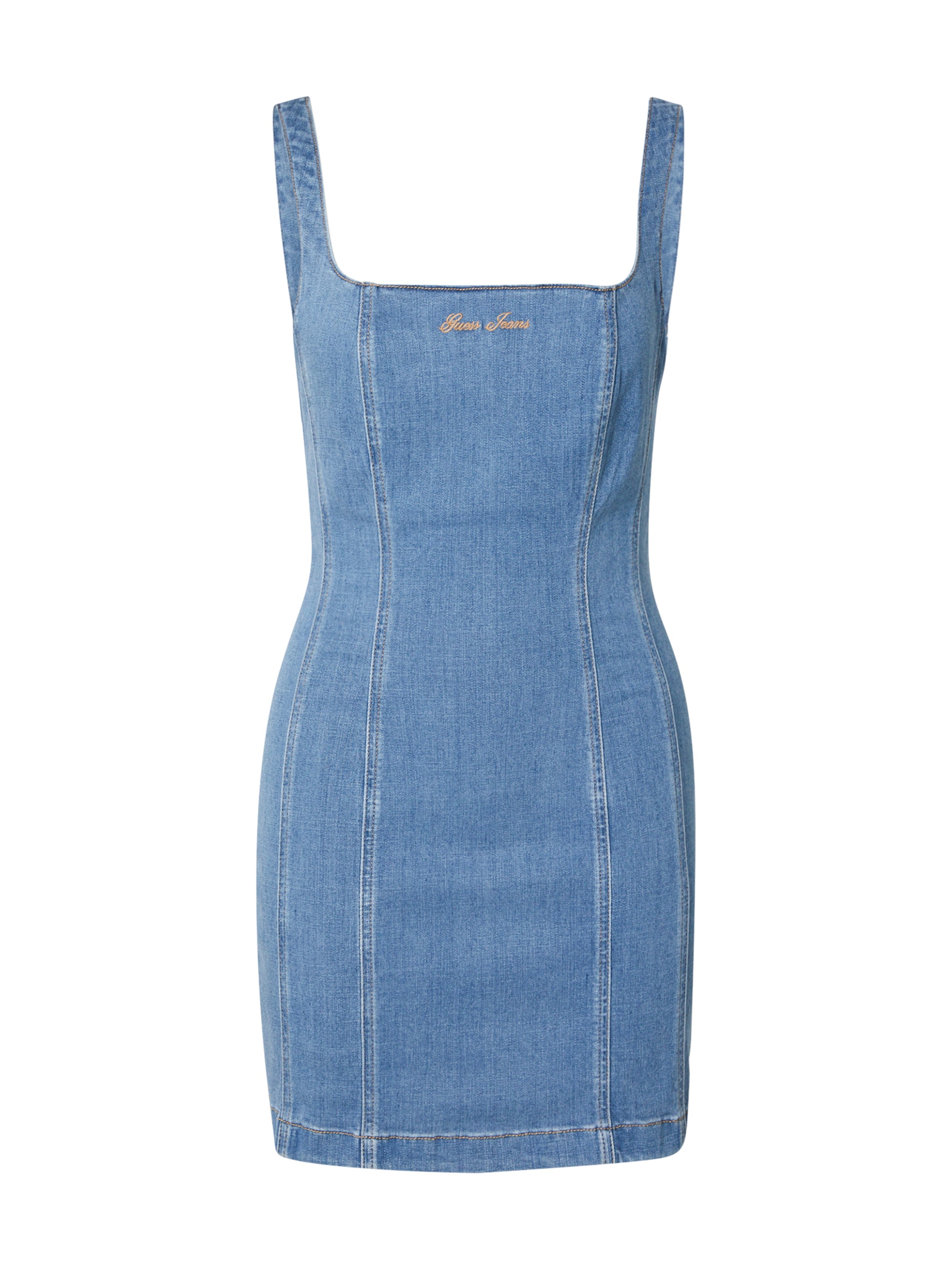 GUESS JEANS Καλοκαιρινό φόρεμα σε μπλε: μπροστά