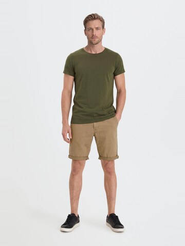 BLEND Regular Chino 'BRIX' in Bruin: voorkant