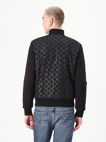 Veste de survêtement Karl Lagerfeld en noir : derrière