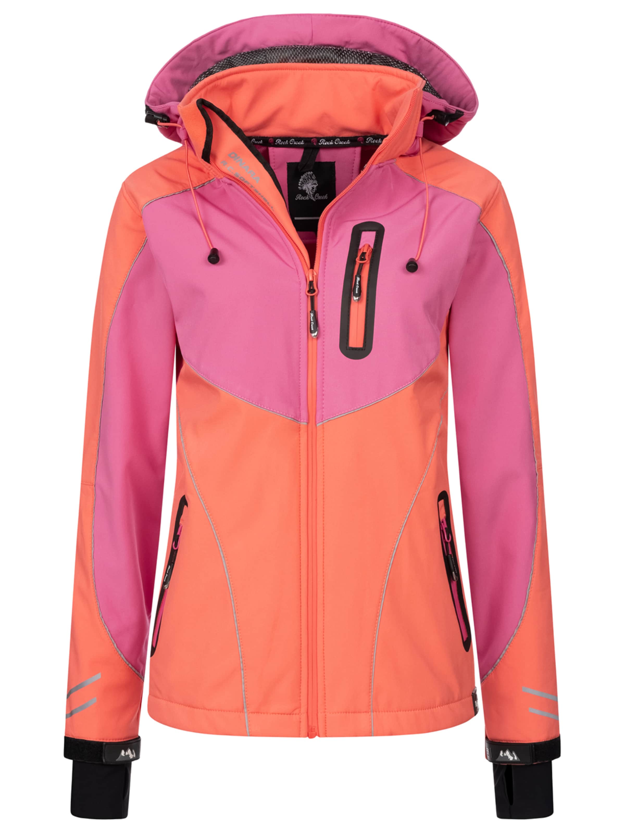 Rock Creek Jacke in Orange: Vorderseite