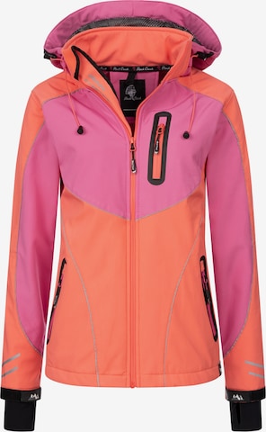 Rock Creek Outdoor Jacket in Orange: front