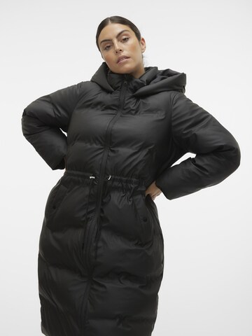 Vero Moda Curve Winter Coat 'NOE' in Black