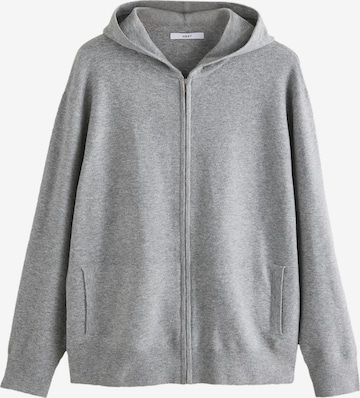 Next Sweatjacke in Grau: Vorderseite