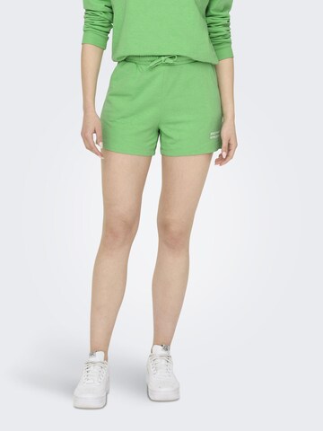 ONLY PLAY Regular Sports trousers in Green: front