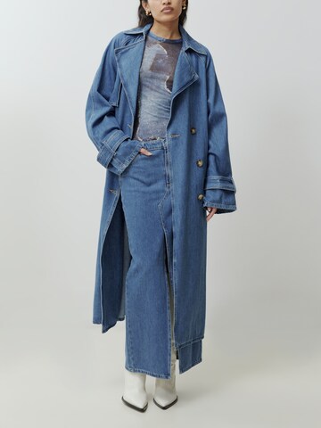 EDITED Between-seasons coat 'Belen' in Blue