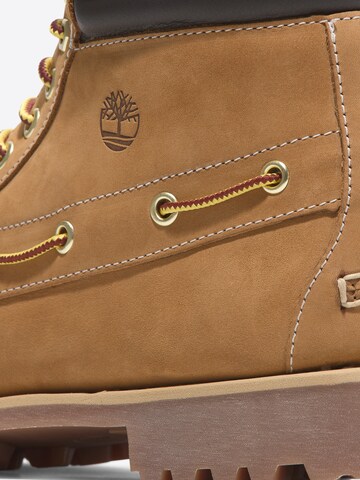 Botine de la TIMBERLAND pe maro