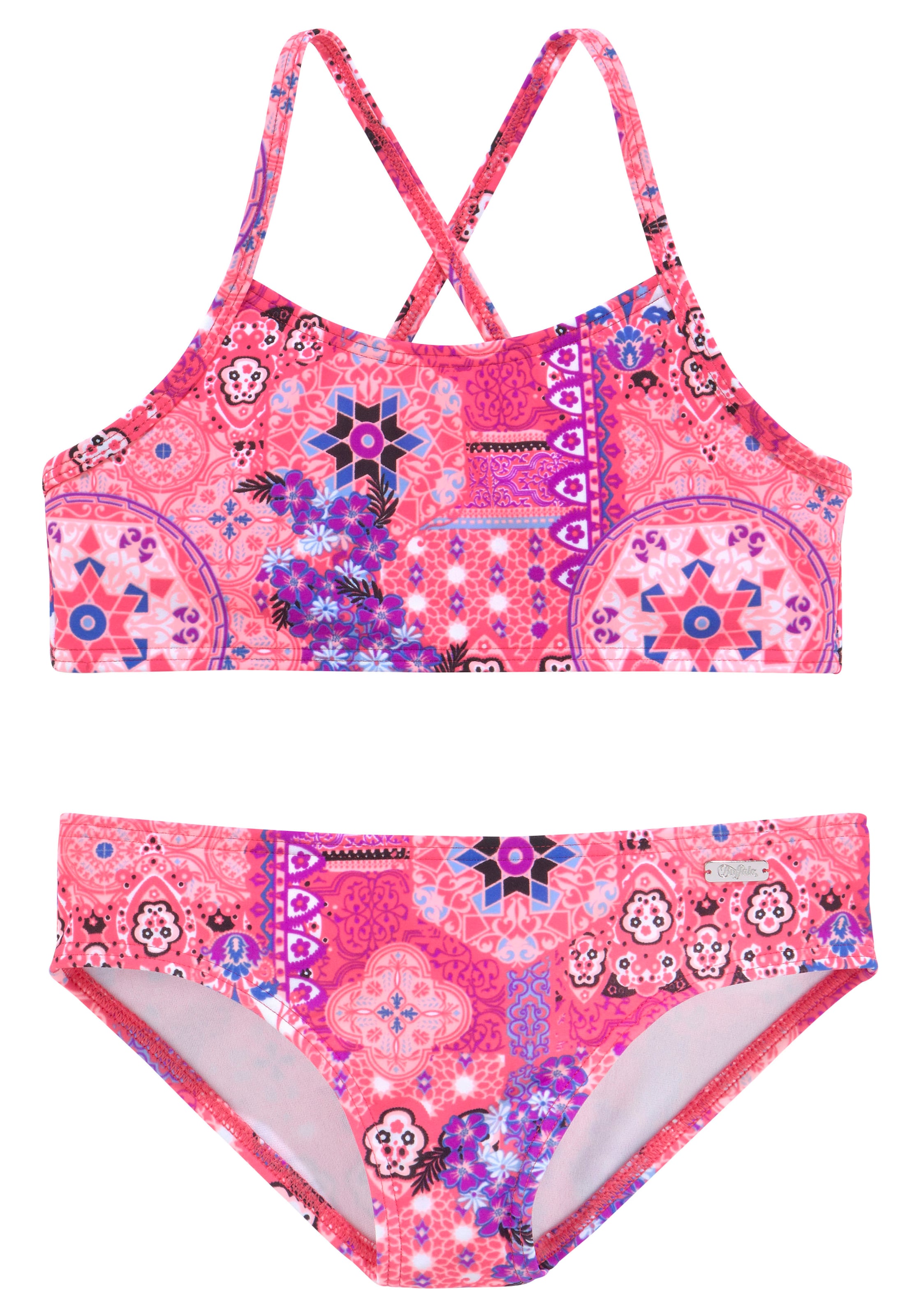 BUFFALO T-shirt Bikini i pink: forside