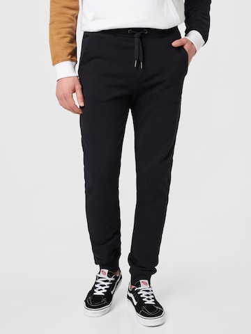 BLEND - Tapered Pantalón en negro: frente