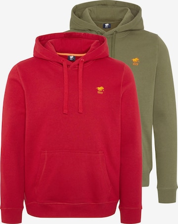 Polo Sylt Sweatshirt 'Basic' in Rot: Vorderseite