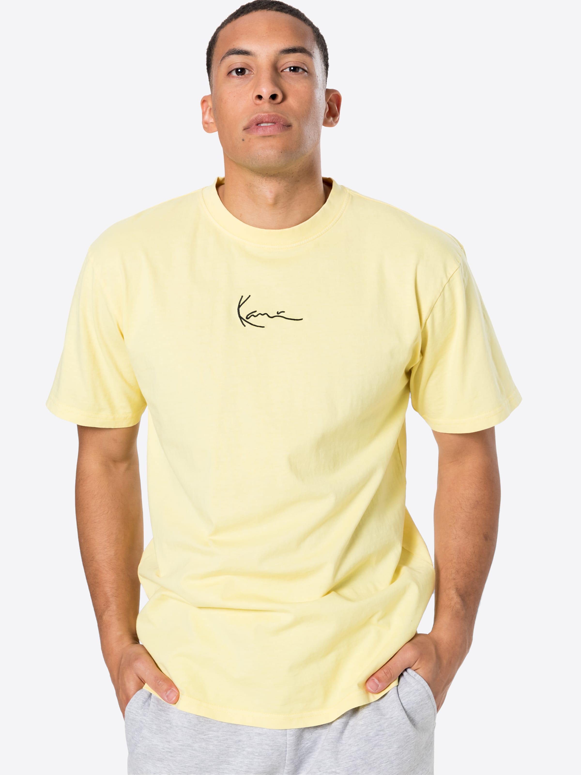 Männer Shirts Karl Kani T-Shirt in Hellgelb - ZL72504 Männer Shirts Karl Kani T-Shirt in Hellgelb - ZL72504