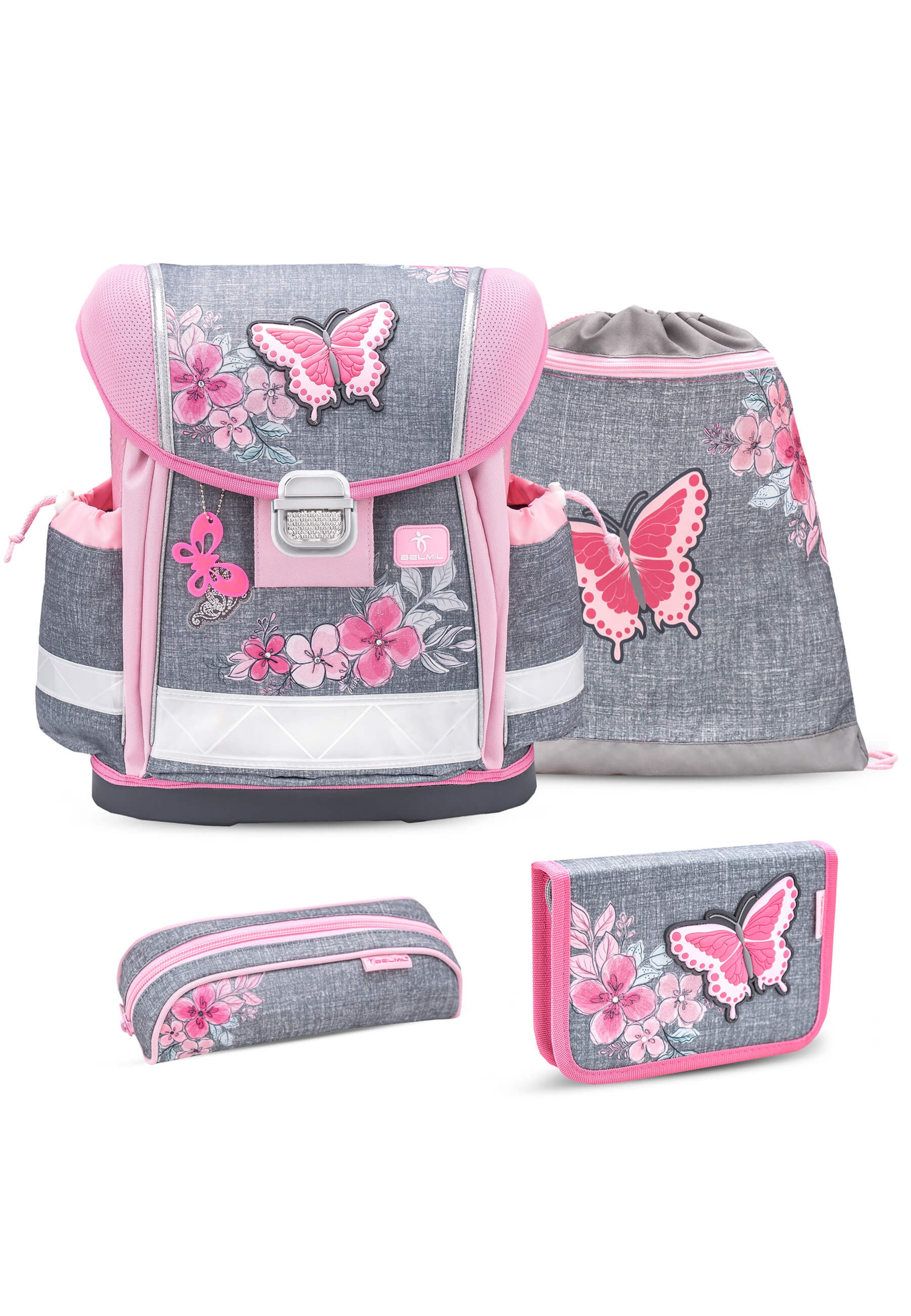 Belmil Backpack in Grey: front