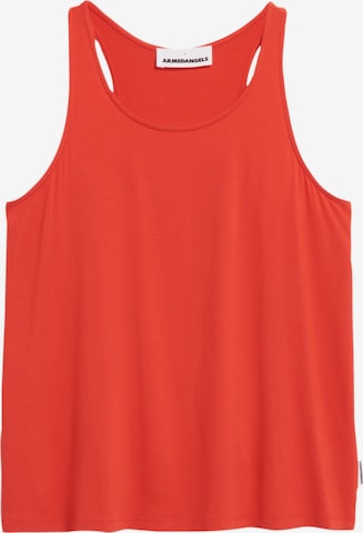 ARMEDANGELS Top in Rood: voorkant