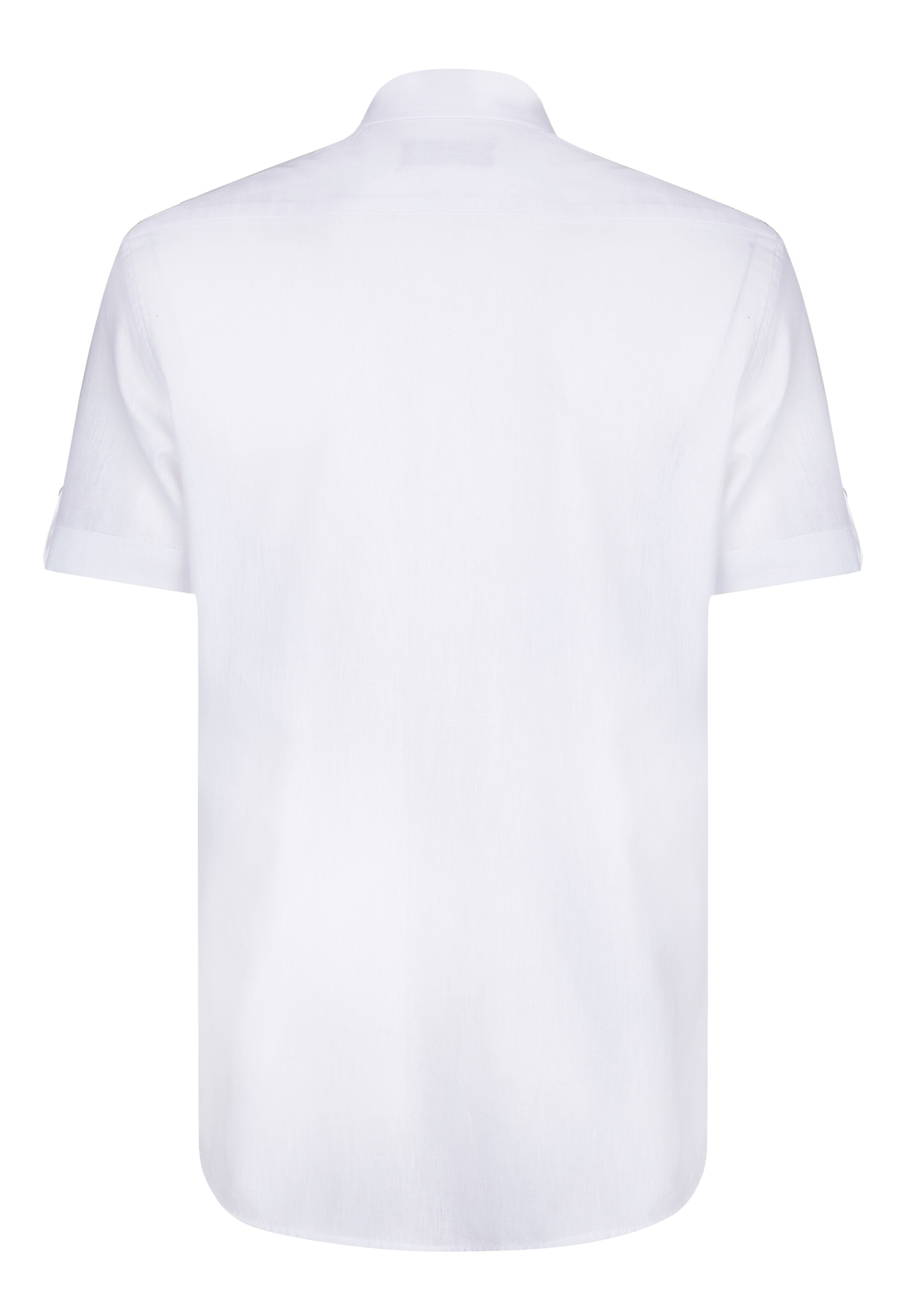 Jimmy Sanders Rovný strih Košeľa - Biela