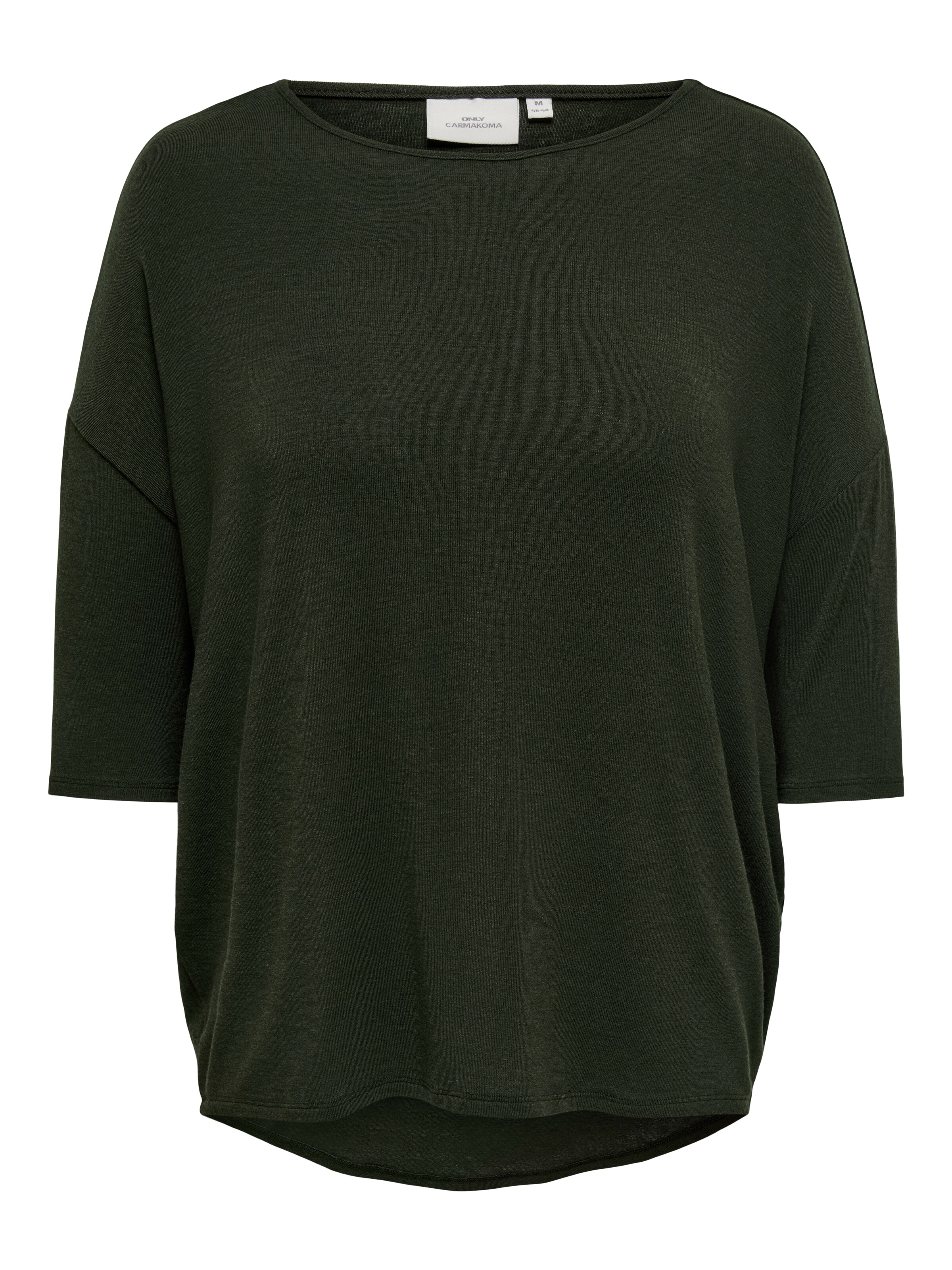 ONLY Carmakoma - Camiseta 'CARLAMOUR' en verde: frente