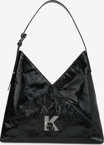 juoda KARL LAGERFELD JEANS Sutraukiama rankinė ' Geo Hochglänzende Tote Bag ': priekis