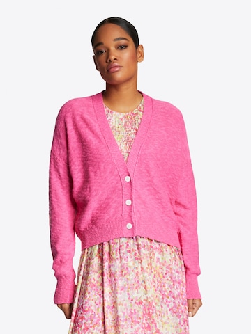 Cardigan Rich & Royal en rose : devant