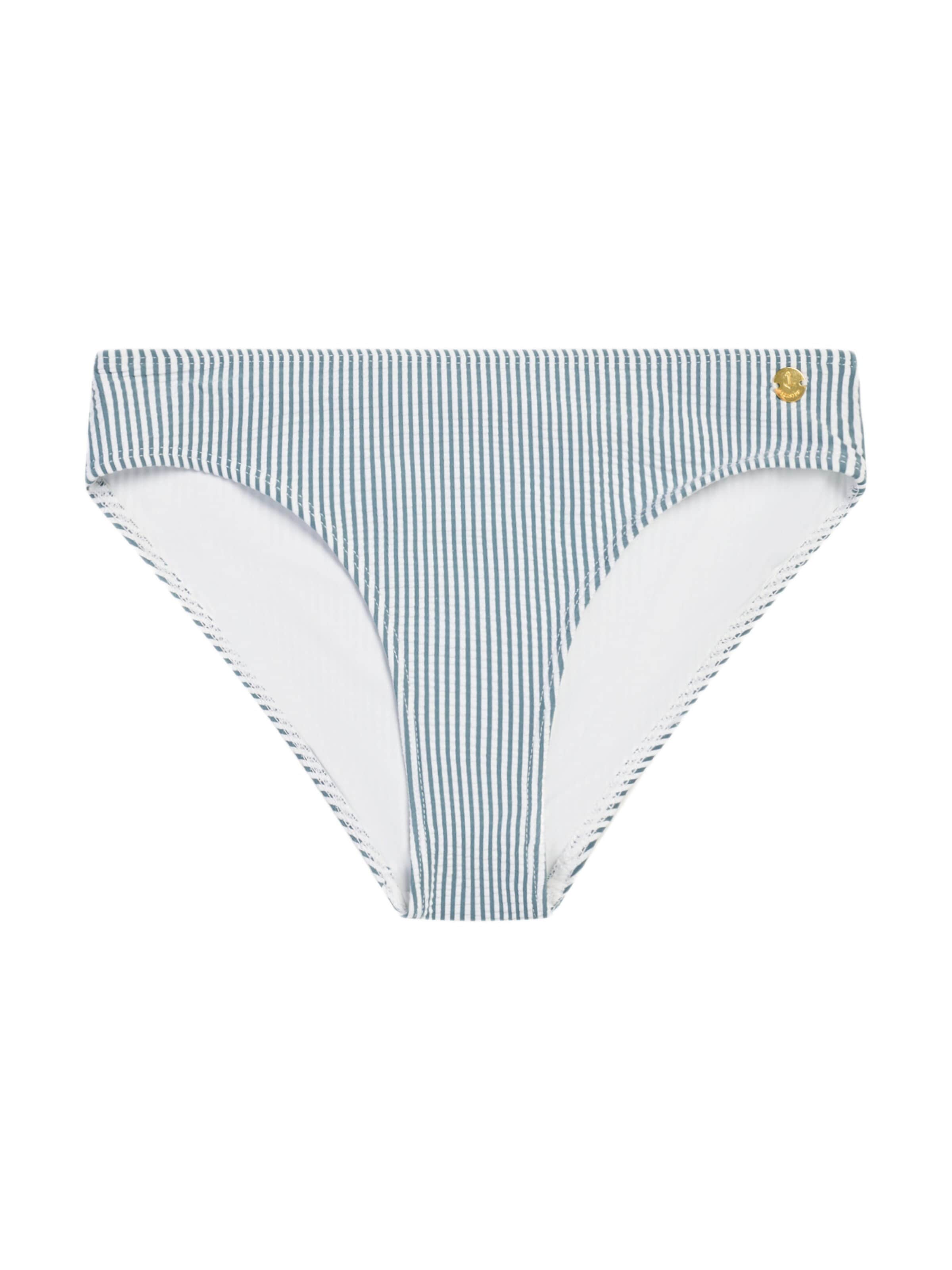 Seaside Bikinitrusse 'Seersucker' i grøn: forside