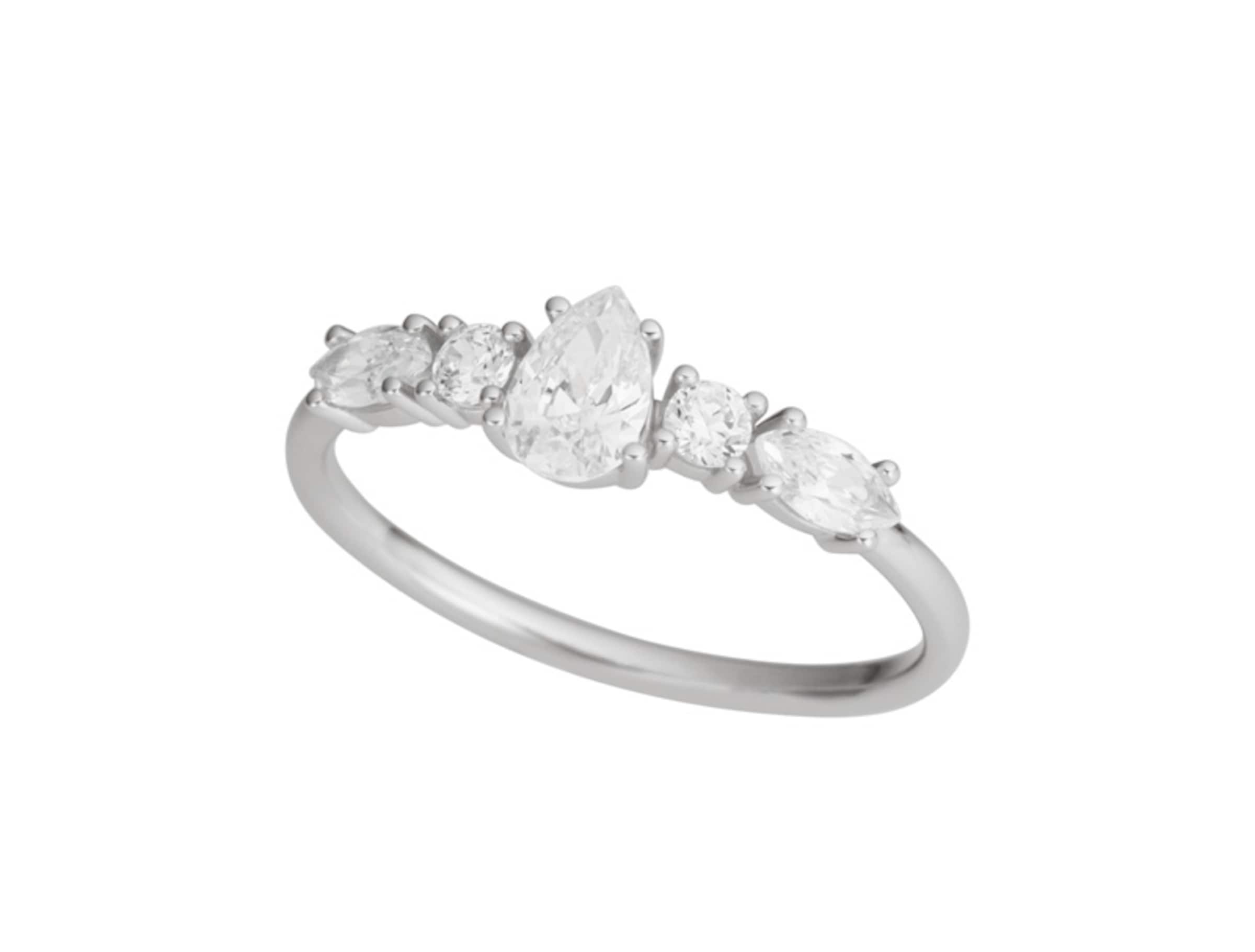 FIRETTI Ring in White: front
