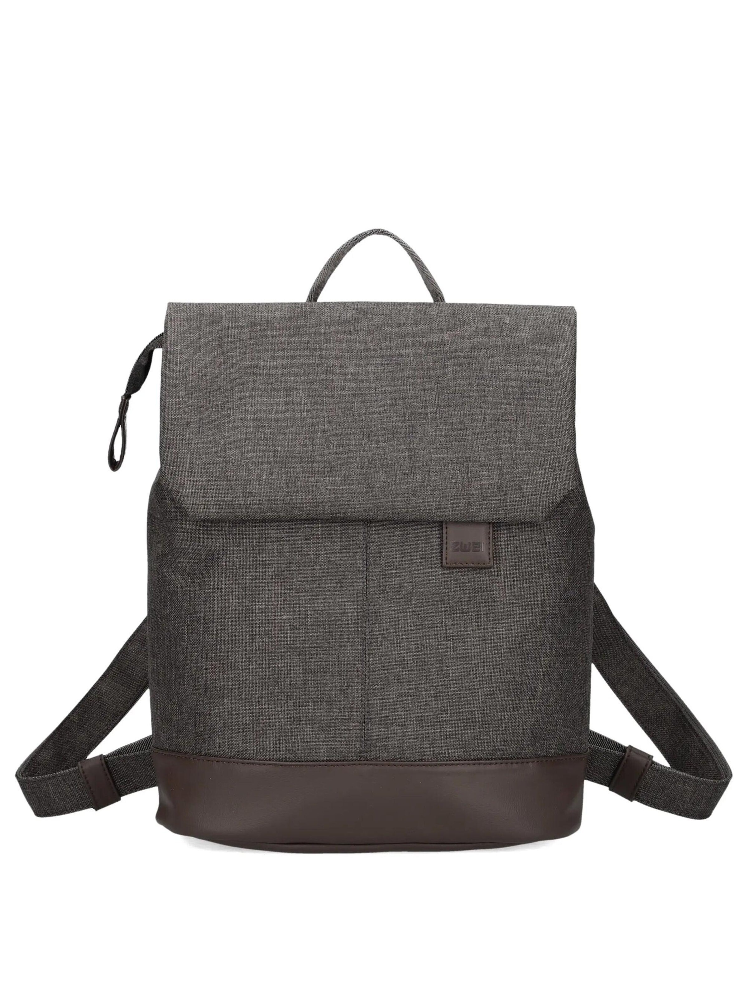 ZWEI Backpack 'Olli OR13' in Grey: front