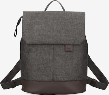 ZWEI Backpack 'Olli OR13' in Grey: front