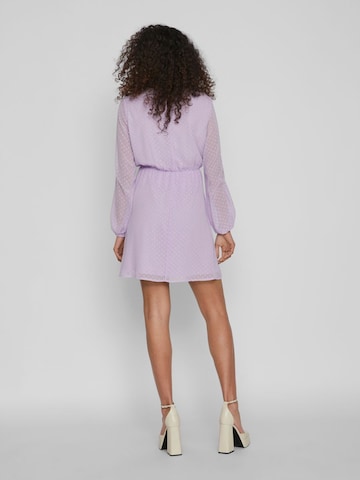 VILA Dress 'Dobby' in Purple