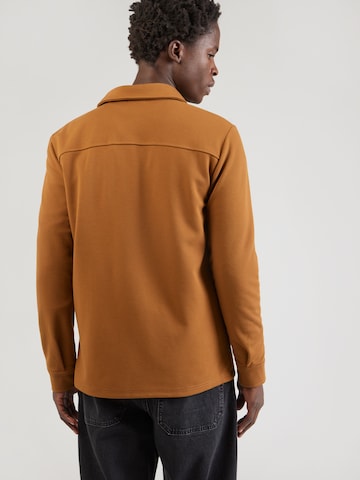 Only & Sons Regular Fit Hemd 'ONSNEW KODYL' in Braun