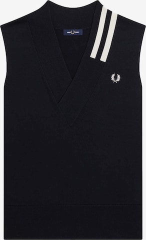 Fred Perry Sweater Vest in Blue: front