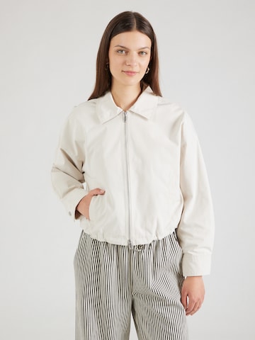 Abercrombie & Fitch Демисезонная куртка в Бежевый: спереди