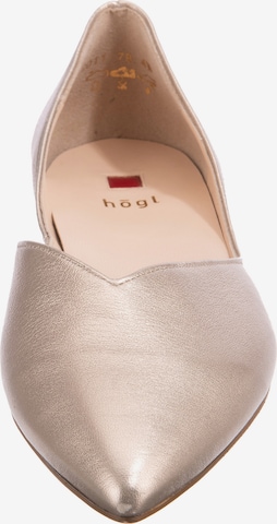 Högl Ballet Flats in Gold