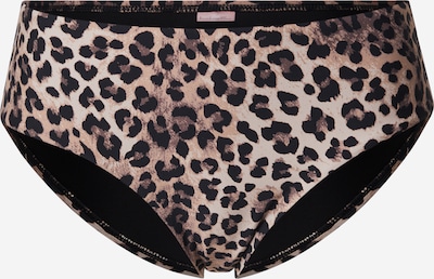 Bikinio kelnaitės 'Animalia Rio' iš Hunkemöller, spalva – ruda / kapučino spalva / juoda, Prekių apžvalga