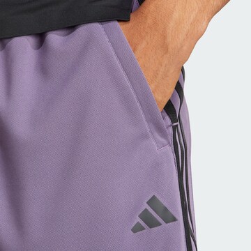 Regular Pantalon de sport 'Train Essentials Piqué 3-Streifen' ADIDAS PERFORMANCE en violet